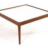 Square coffee table with reversible top 'Hilleberg' - mid century modern