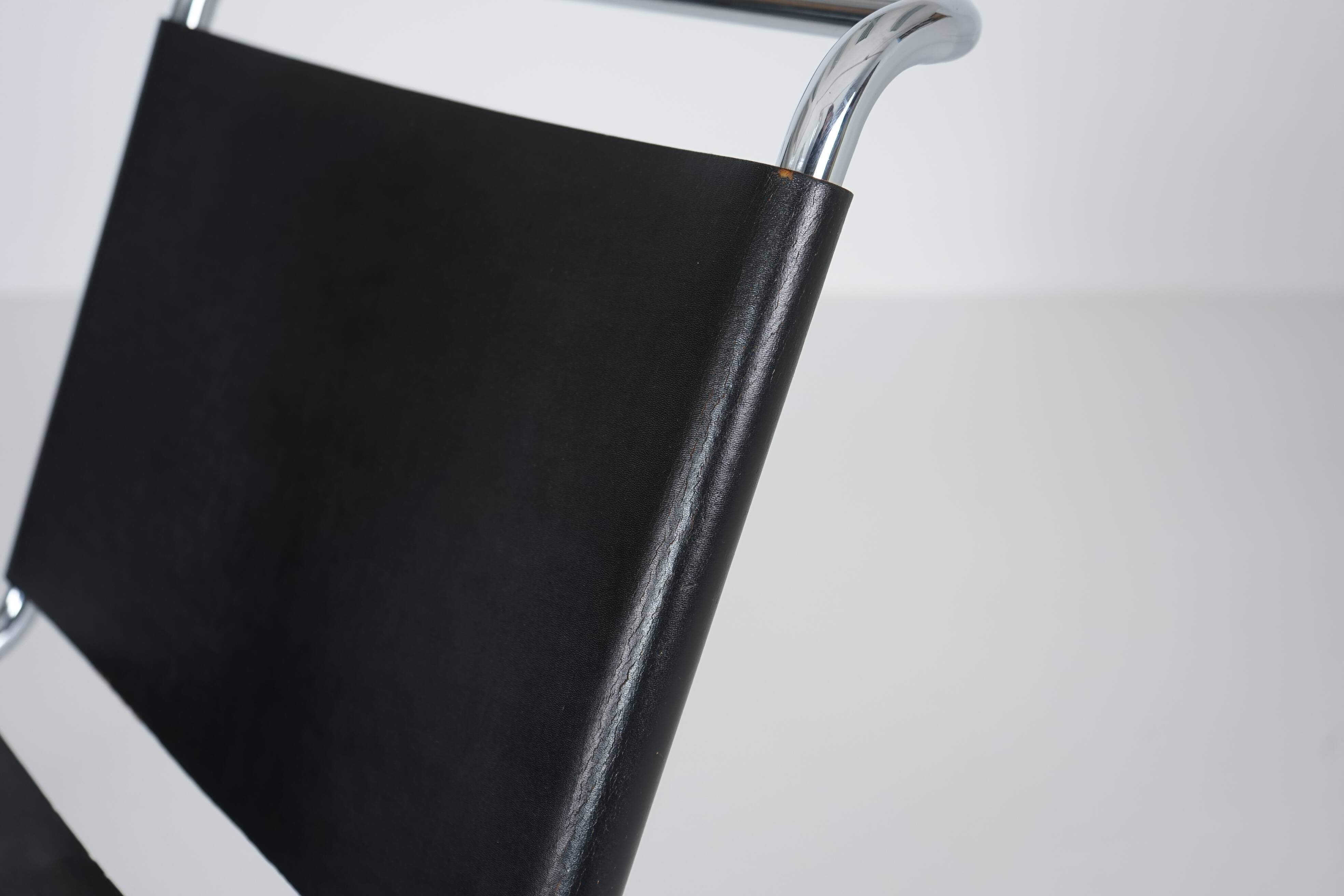 MR30/5 Tubular Steel Arm Chair by Ludwig Mies van der Rohe for Knoll