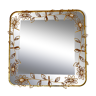 Palwa 1960-70 Brass and Crystal Illuminating Mirror