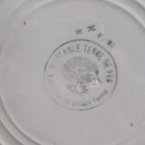 Ensemble assiettes a dessert vintage