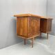 Bureau en noyer du milieu du siècle, années 1970, Tchécoslovaquie