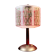 Lampe art deco verrerie émaillée à décor géométrique & d'arabesques