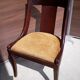 Empire style antique gondola chairs