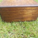 Wooden box, brass handle