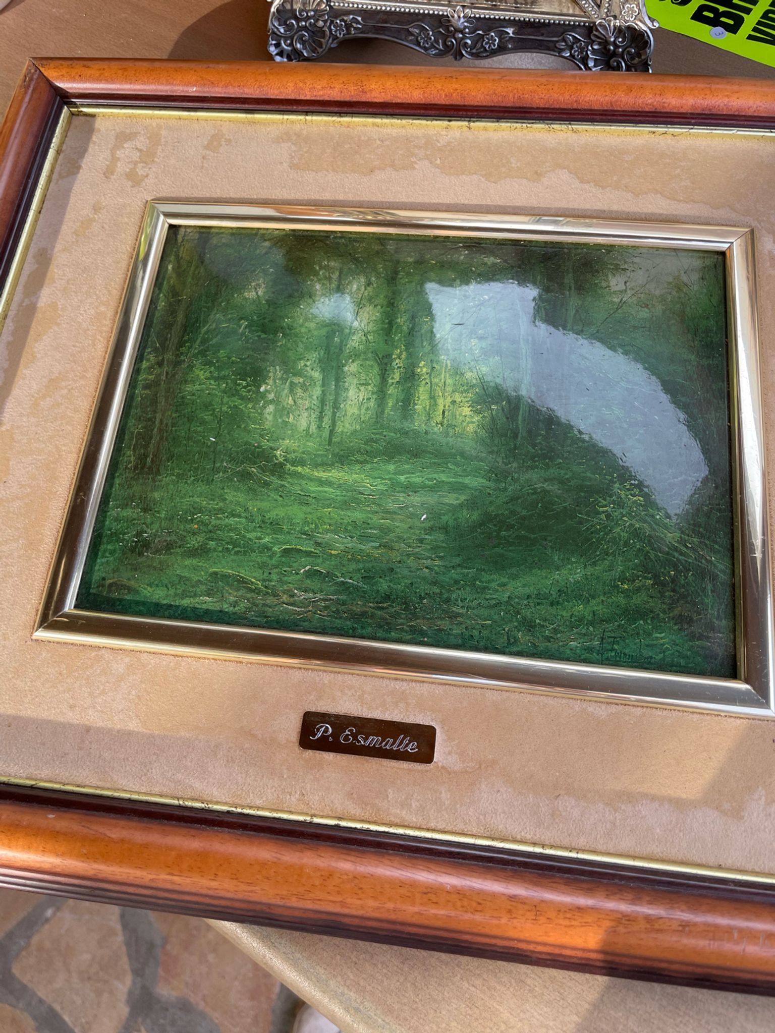 Painting signed Pierre Leishman
