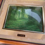 Painting signed Pierre Leishman