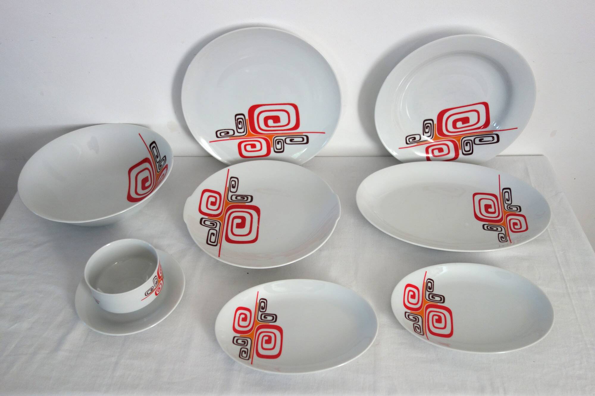 11 Winterling Marktleuthen Bavaria 70's soup plates