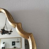 Golden mirror 60x40cm