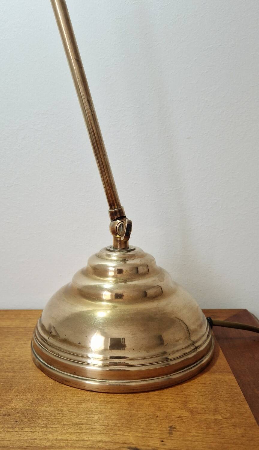 80s brass desk lamp