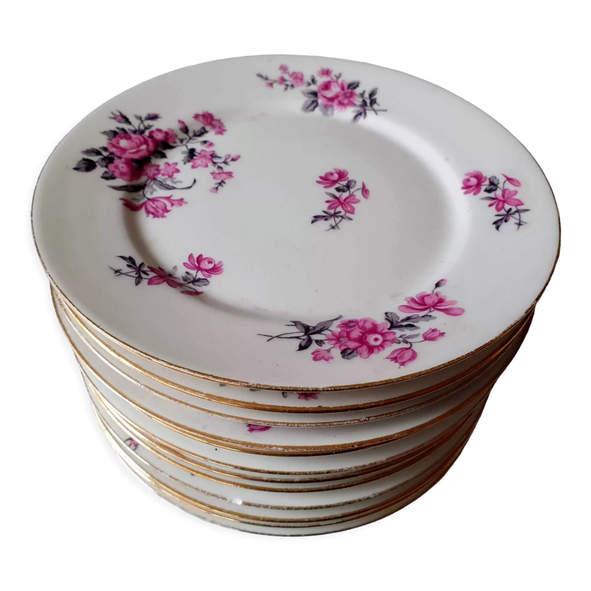 12 assiettes à dessert