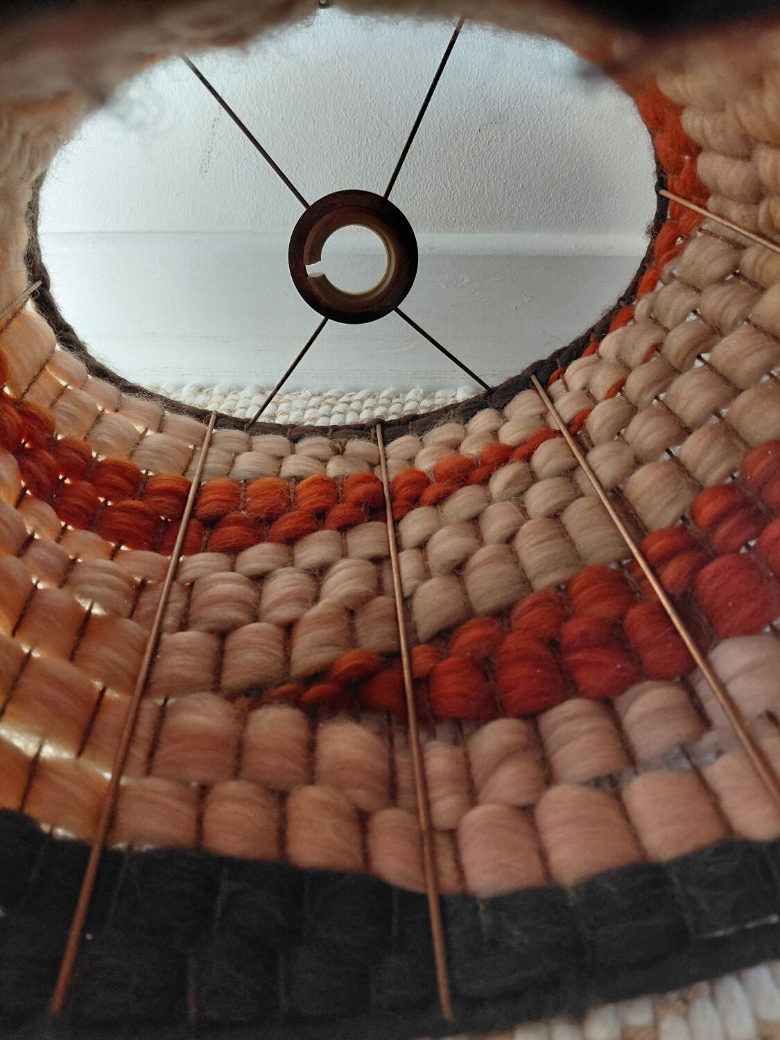 Macramé lampshade 1970