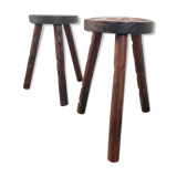Pair of tripod stools