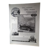 Paper advertisement peugeot the sedan 202 issue period review 1939