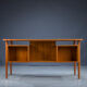 Mid-century Danish teak desk by HP Hansen, 1960s