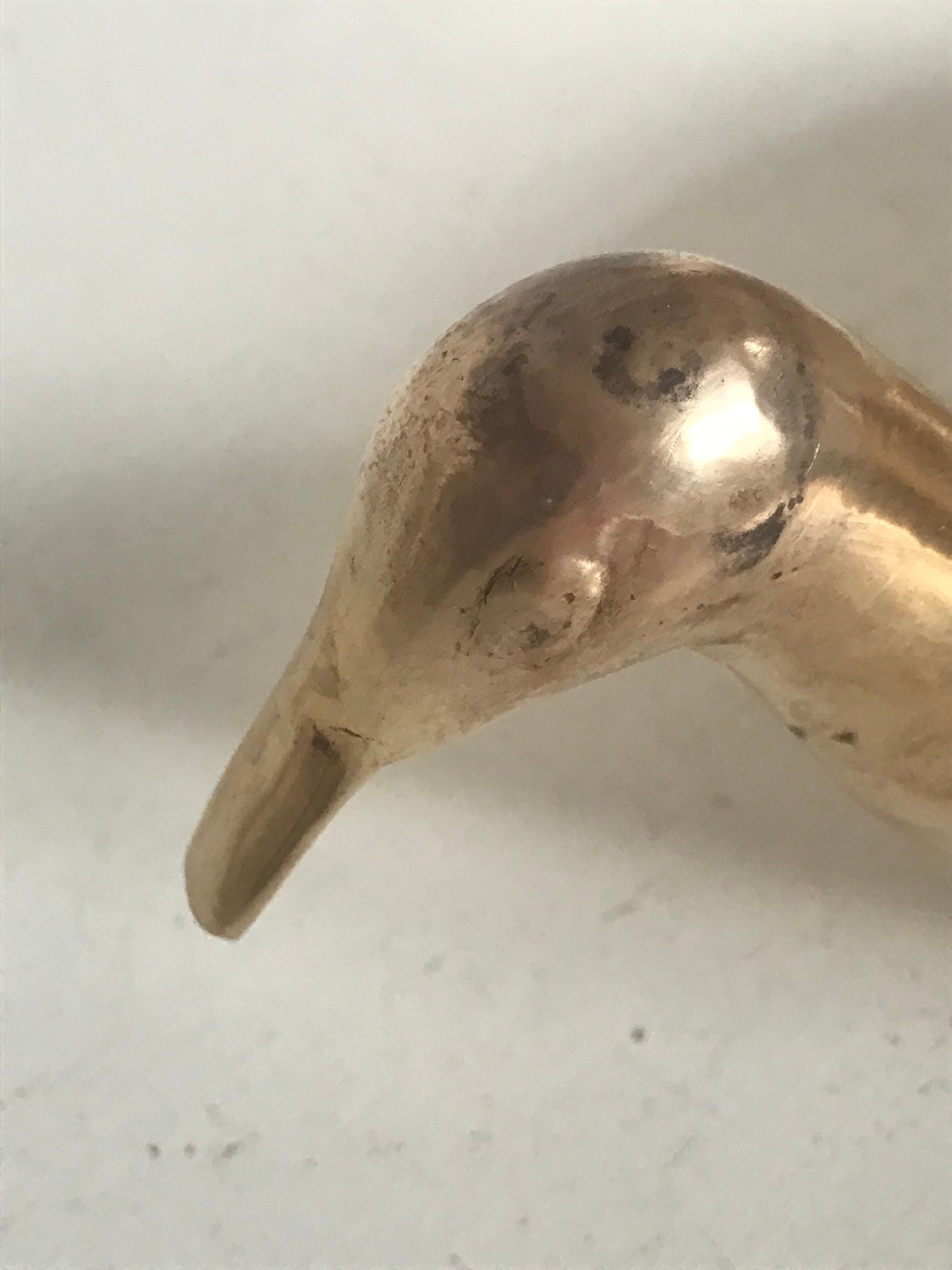 Vintage brass pocket