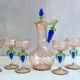 Art Deco Glass Set by Bimini – Designed by Fritz Lampl, 1920s