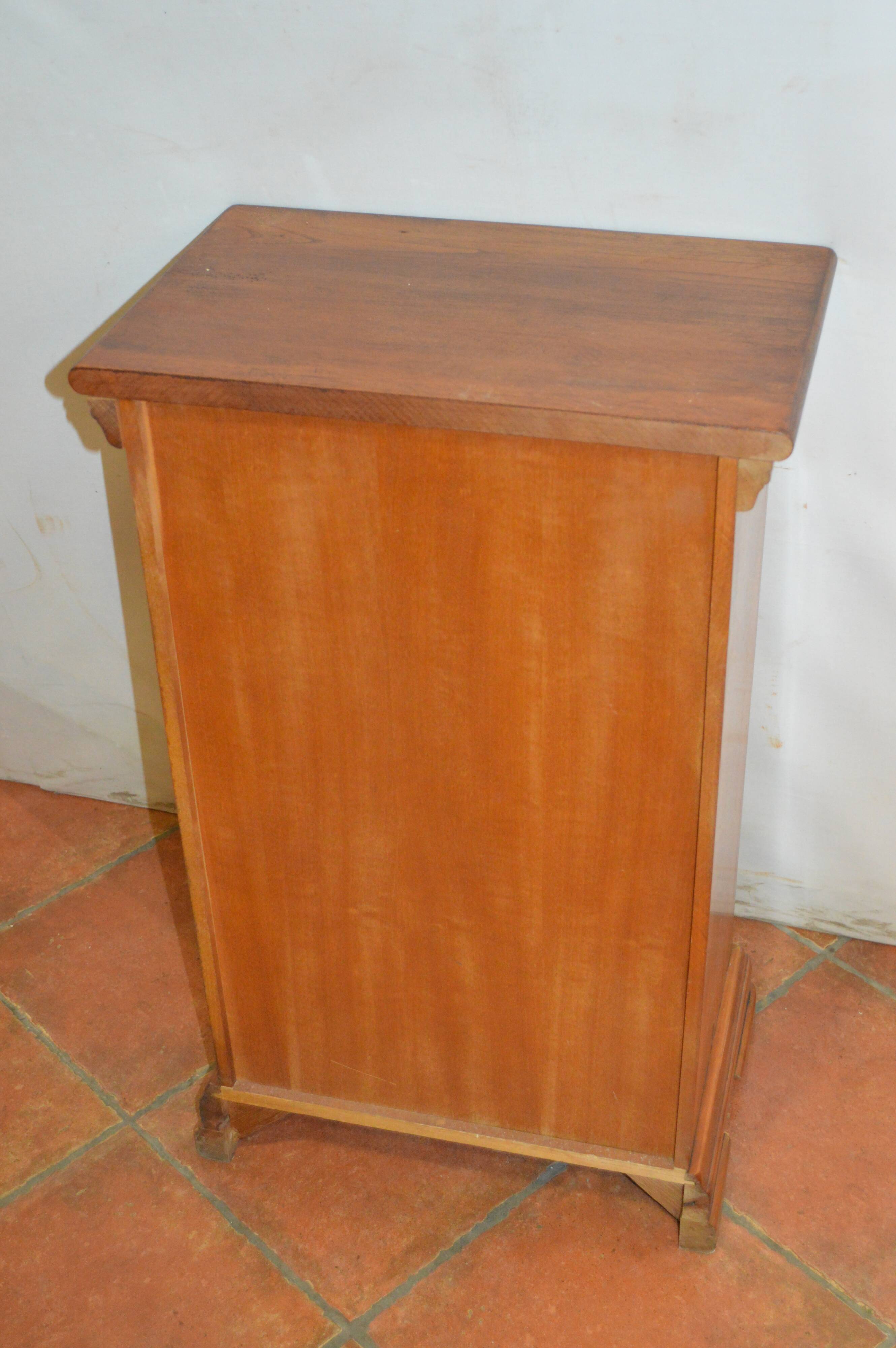 Louis Philippe style bedside table in cherry