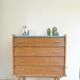 Commode vintage en bois style scandinave