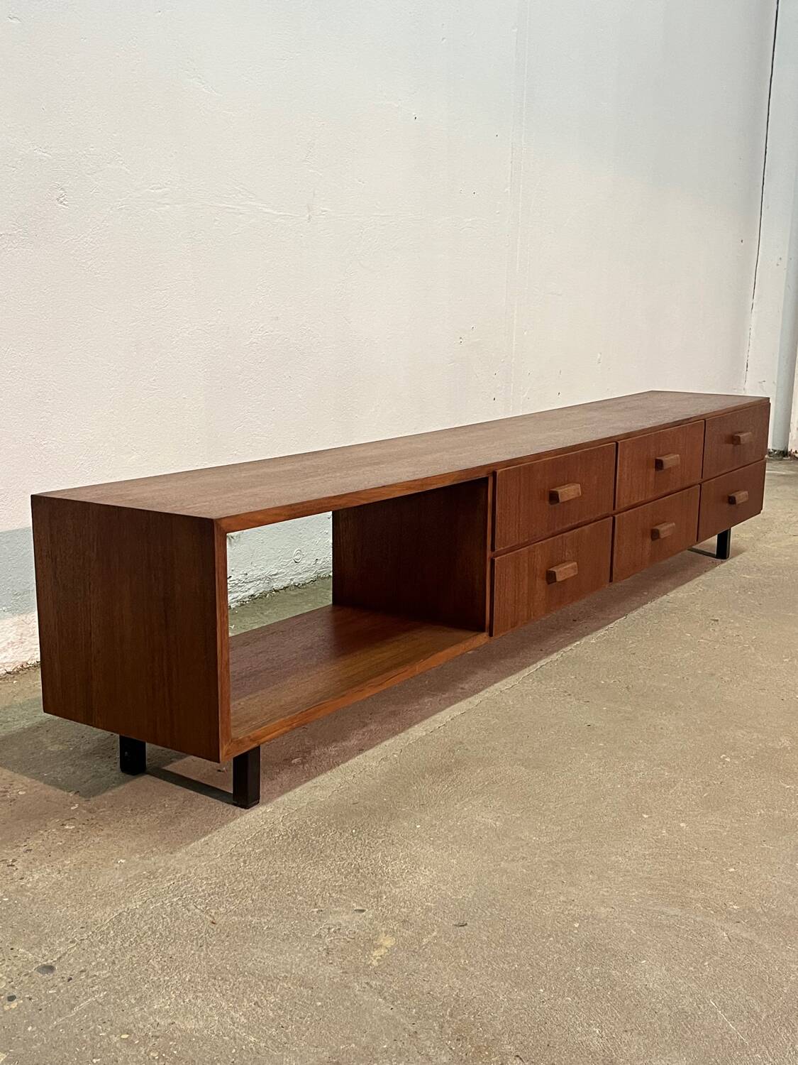 Low teak enfilade from the 1960s.