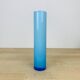 Vase rouleau scandinave verre bleu