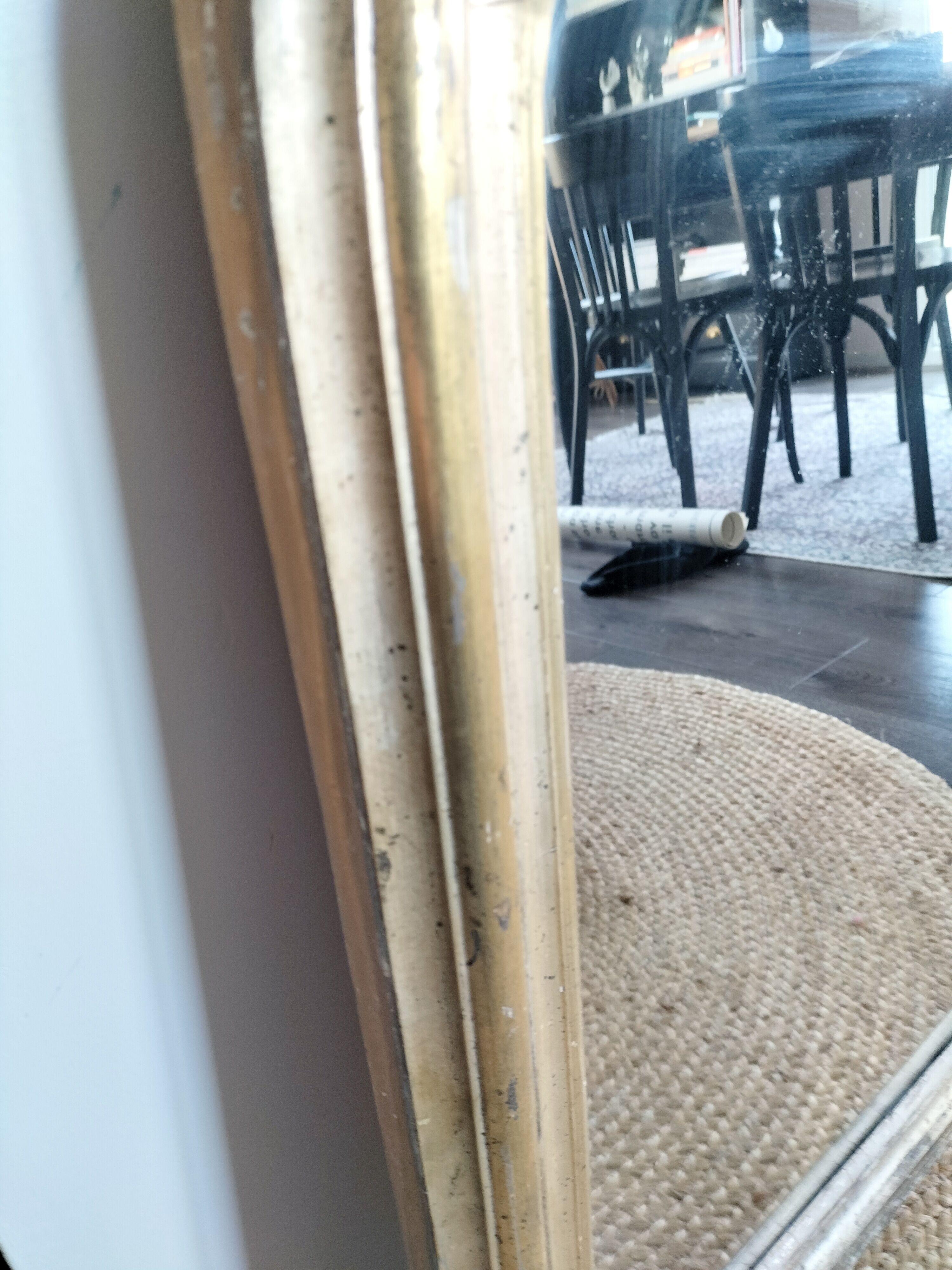 Gilded Louis Philippe mirror