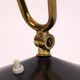 Table lamp brass and metal Germany 1950s
