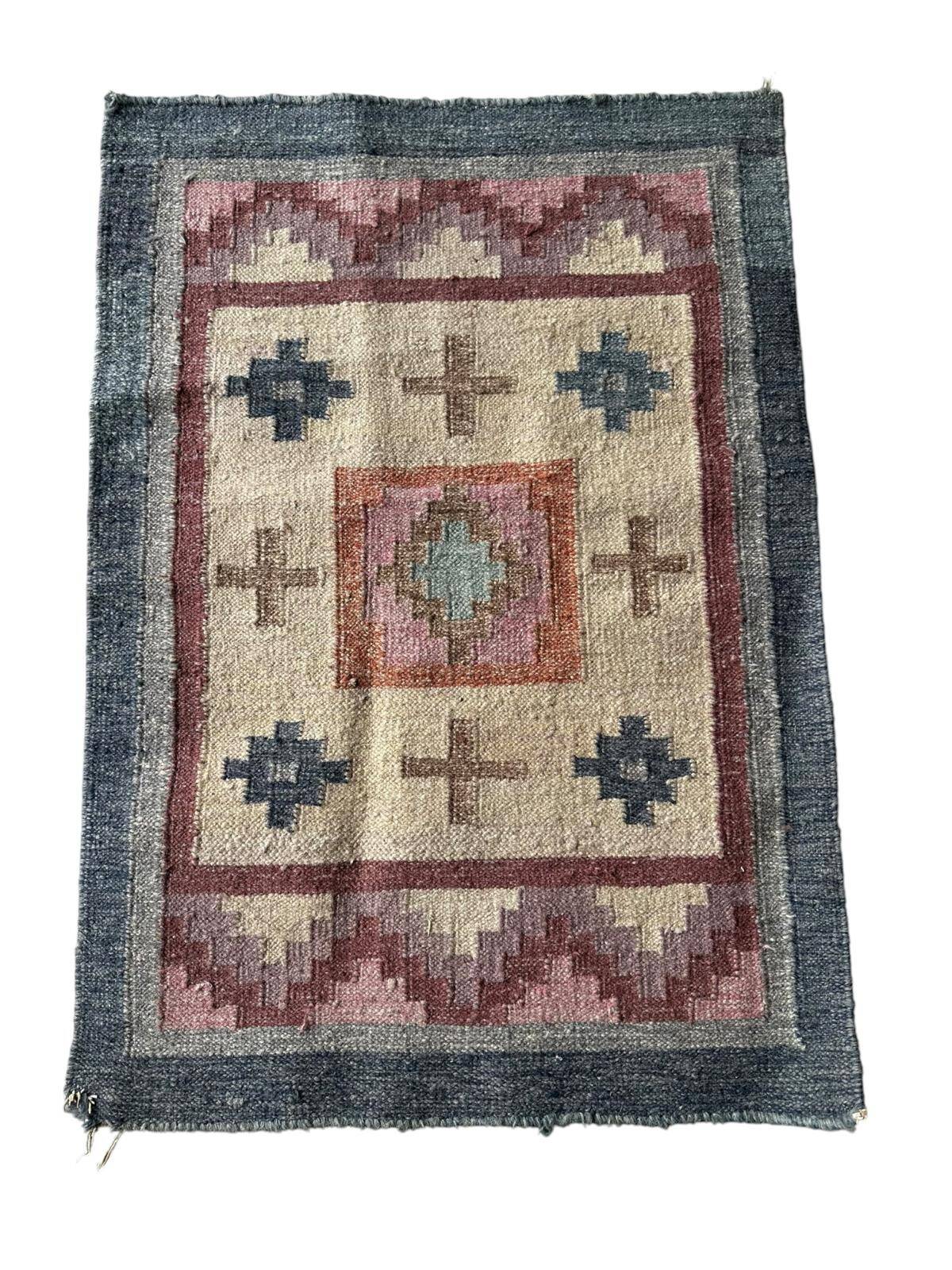 Tapis kilim fait main 90cm x 60cm