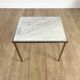Pull-out tables in marble and gilded brass 60s