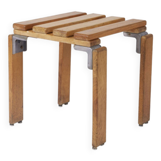 Tabouret en bois Georges Candilis