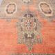 Vintage Handmade Moroccan Rug 213 x 363 cm - Peach Moroccan Rug Berber
