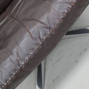 Pair of Vintage De Sede DS-31 Swivel Armchairs in Brown Leather