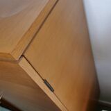 Buffet vintage en noyer, commode vintage, 1960