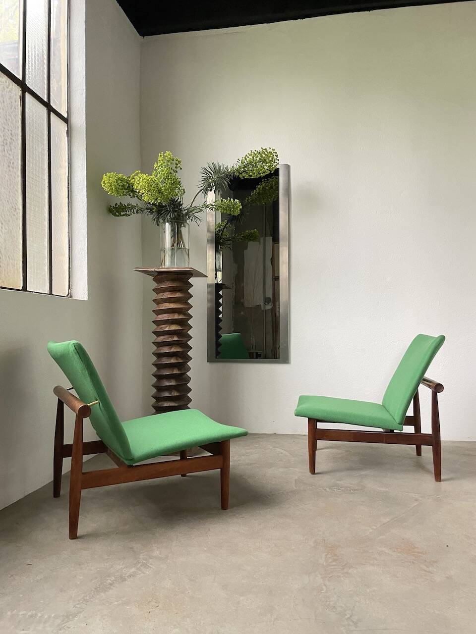 Pair of Finn Juhl Armchair model “Japan” France & Son