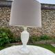 Lampe en albâtre vintage 1970