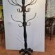 Wooden parrot coat rack
