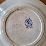 Ancienne Assiette en Faïence Moulin des Loups & Hamage "Bluets"