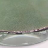 Cendrier en verre dépoli vert Nil par Max Ingrand pour Fontana Arte, Italie
