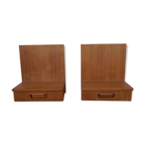 Pair of Scandinavian hanging bedsides