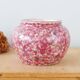 Speckled ceramic vase in shades of pink, 1950s or 1960s