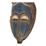 Baoulé African mask with 7 horns