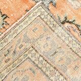 5x8 Mustard & Yellow Bordered Vintage Rug, 160x255Cm