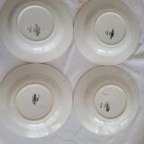 4 deep plates Poitou model from Sarreguemines