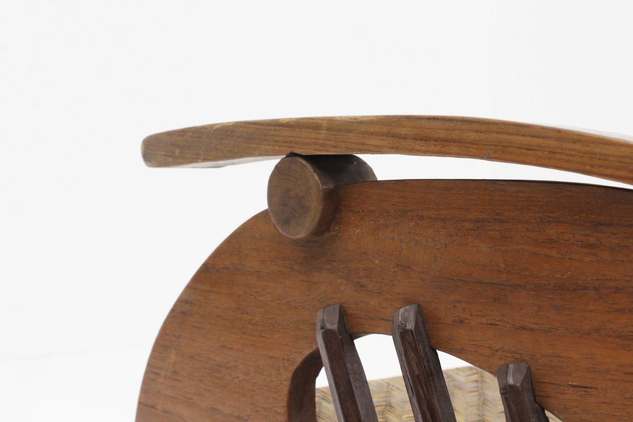 Ensemble de fauteuils en rotin tressé au design Art déco, années 1930, Italie