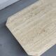 Italian coffee table in travertine from the 1970s.
