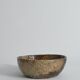 Textured Stoneware Bowl with Sculptural Handle, Handmade Studio Ceramic