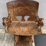 Wooden African lounge