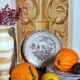 Sept assiettes à dessert terre de fer aux oiseaux f.f.Pexonne fin XIX ème