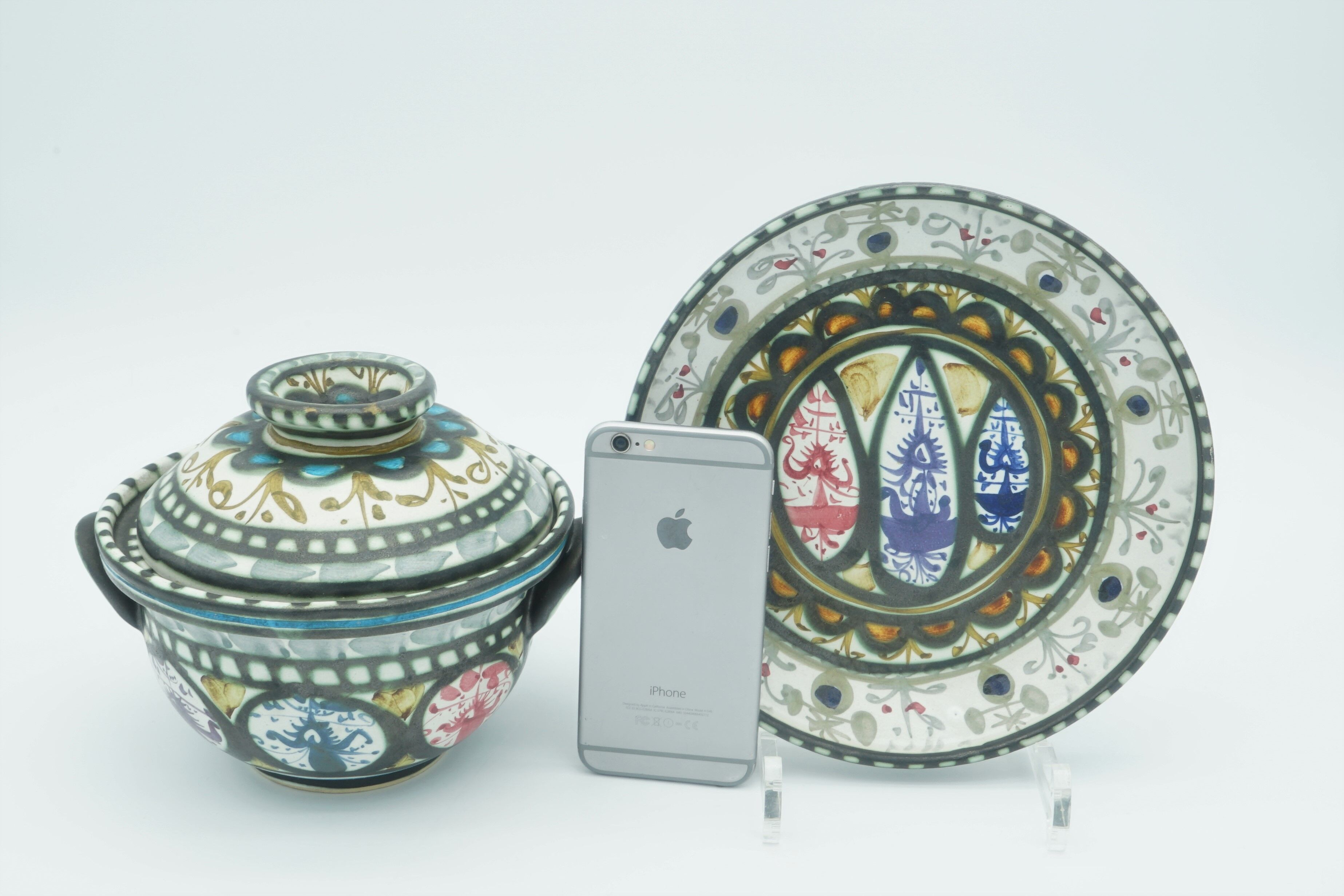 Quimper ceramics, Keraluc André Helguen dish and tureen