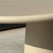 Handmade Contemporary Textured Premium Plaster Dining Table - Customizable