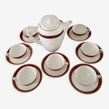 Digouin Sarreguemines coffee service